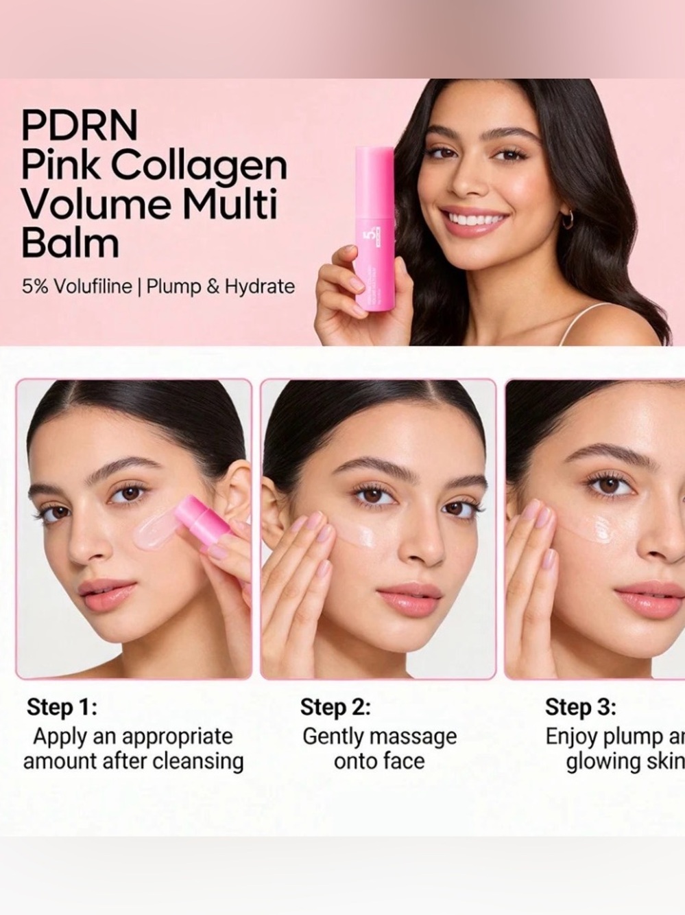 PDRN Pink Collagen Volume Multi Balm - Picture 5 of 7